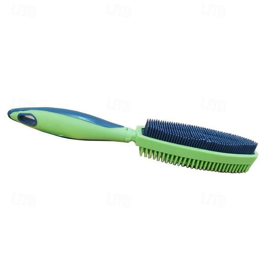 Green Double-Sided Pet Hair Removal Brush